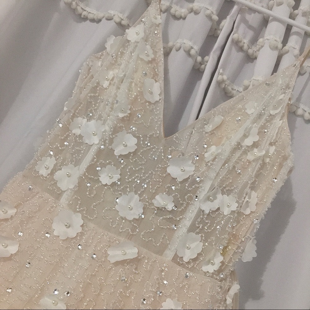 3D Floral Bodice Ballgown by Gianni Bini